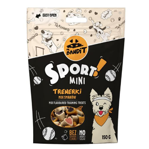 MR.BANDIT SPORT MINI MIX gardums suņiem Garšu izlase 150g